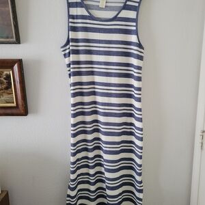 Striped Sleeveless Dress